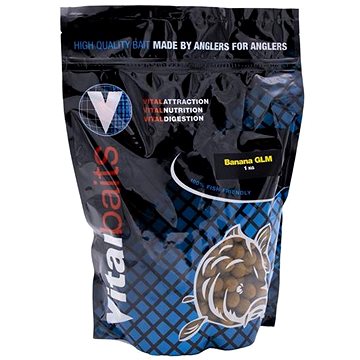 

Vitalbaits Boilie Banana GLM 30mm 1kg