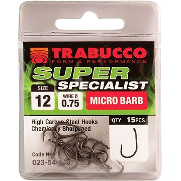 

Trabucco Háček Super Specialist, velikost 16, 15 ks