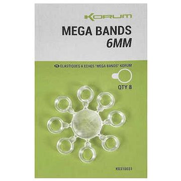 

Korum Mega Bands 6 mm, 8 ks