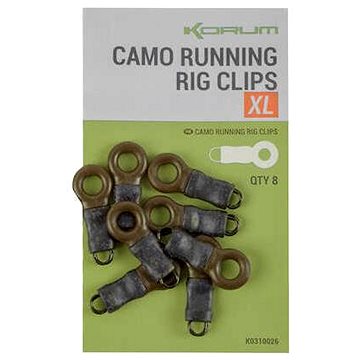 

Korum Camo Running Rig Clips Small 8 ks