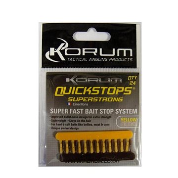 

KORUM Zarážka Quickstops Yellow/Brown 24 ks