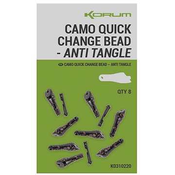

KORUM Korálek Camo Quick Change Bead Anti Tangle 8 ks