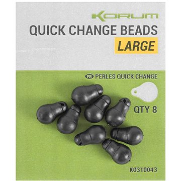 

KORUM Zarážka Quick Change Beads Large 8 ks