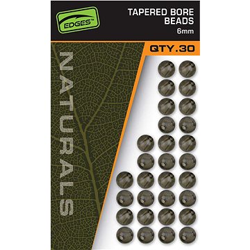 

FOX Korálek Naturals Tapered Bore Beads 6 mm 30 ks