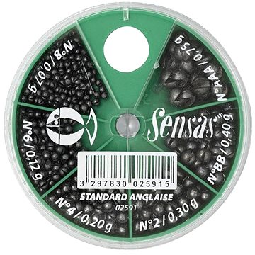 

Sensas Sada bročků Standard Waggler Box 0,07-0,75 g