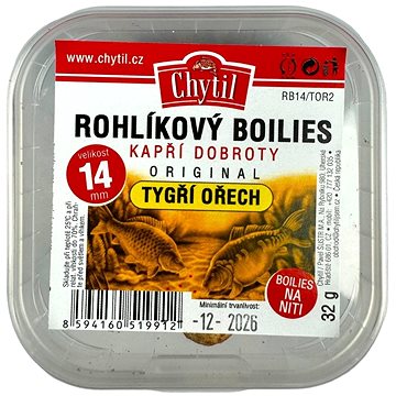 

Chytil Rohlíkový boilies 32 g, 14 mm Tygří ořech