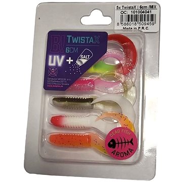 

Delphin TwistaX Eeltail UVs 6 cm Mix 5 ks