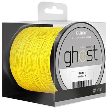 

Delphin Šňůra Ghost 8+1 Žlutá 600m 0,18mm 9,1kg