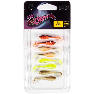 

FOX Rage Micro Fry 4 cm UV Mixed Colours 8 ks