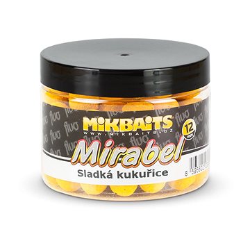

Mikbaits Fluo boilies Mirabel Sladká kukuřice 150 ml 12 mm