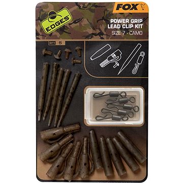 

Fox Edges Camo Power Grip Lead Clip Kit Velikost 7 5ks