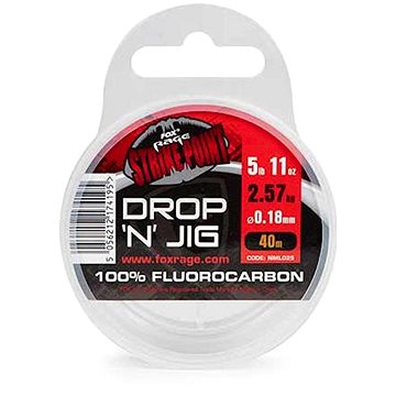 

FOX Strike Point Drop N Jig Fluro 40 m 0,25 mm 9,37 lb