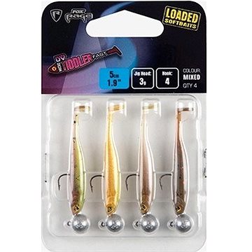 

FOX Rage Micro Tiddler Fast Loaded 5 cm, UV Mixed Colours 2, 4 ks