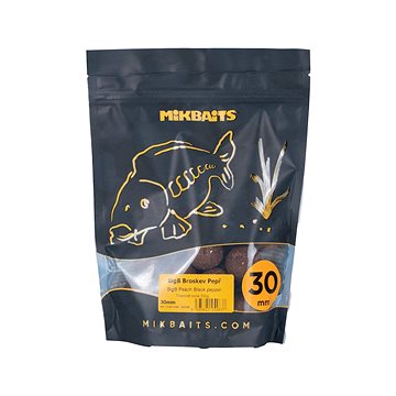 

Mikbaits Boilies BiG BigB Broskev Black pepper 30 mm, 300 g