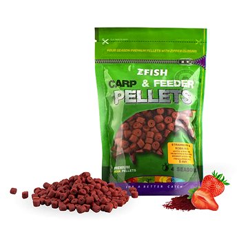 

Zfish Chytací pelety Carp&Feeder 200 g 8 mm Strawberry Robin Red