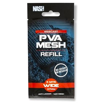 

Nash PVA punčocha Webcast PVA Refill Wide 37 mm × 5 m