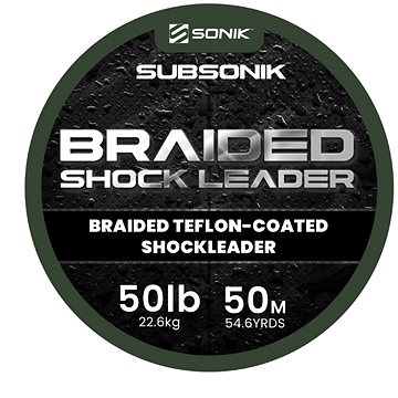 

Sonik Braided Shock Leader 50m 50lb