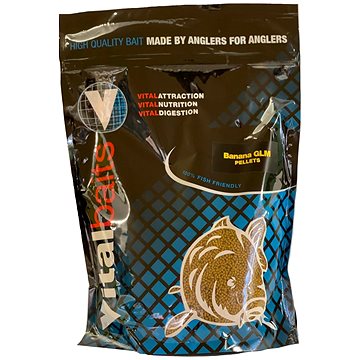 

Vitalbaits Pelety Banana GLM 2 mm, 1 kg