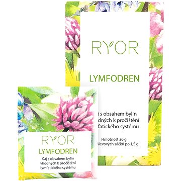 

RYOR Čaj Lymfodren 20 x 1,5 g