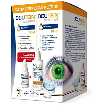 

Ocutein ALLERGO oční kapky 15 ml + oční voda 50 ml