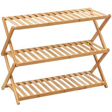 

5five Simply Smart Úzký botník, bambusový, 70,5 × 28,5 × 52,5 cm