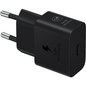

Samsung nabíjecí adaptér USB-C (25W) černý, bez kabelu v balení