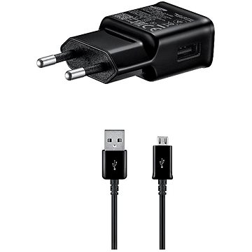 

Samsung cestovní nabíječka 15W + microUSB datový kabel Black (Bulk)