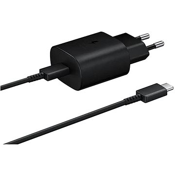

Samsung cestovní nabíječka 25W + USB-C/USB-C datový kabel Black (Bulk)