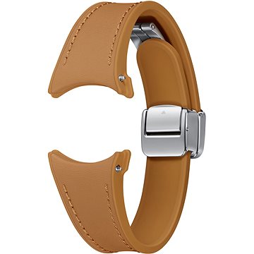 

Samsung Hybridní řemínek z eko kůže s překlápěcí sponou (velikost S/M) hnědý