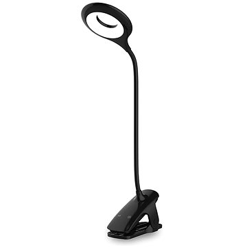 

MG Reading LED lampa s klipem, černá