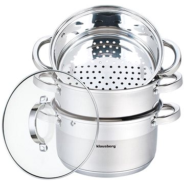 

Parní hrnec 4 ks 22 cm Kb-7142