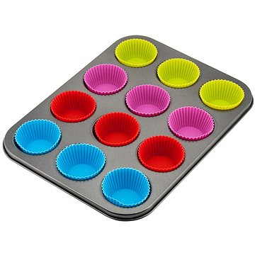 

Forma na muffiny se silikonovými vložkami Kinghoff Kh-4188