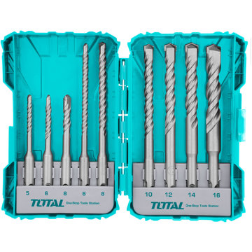 

Total Vrtáky sada 9 ks, SDS Plus, industrial