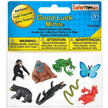 

Safari Ltd. Deštný prales - Good Luck Minis Funpack