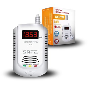 

SAFE 808L Detektor hořlavých a výbušných plynů (zemní plyn)