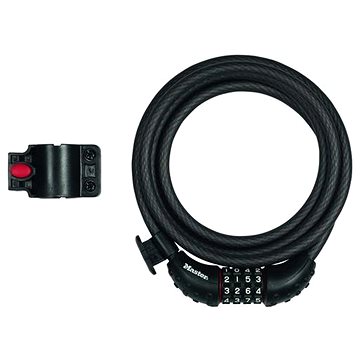 

Master Lock Ocelové kombinační lanko na kolo Master Lock 8120EURDPRO 1,8m