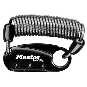 

Master Lock Karabina s navíjecím kabelem 1551EURDBLK Master Lock