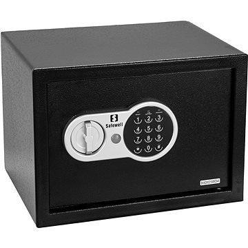 

SAFEWELL Elektronický sejf 16,3l, černý