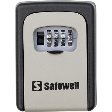 

SAFEWELL Schránka na klíče šedá