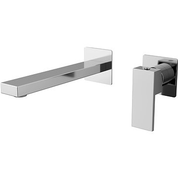 

SAPHO CUBEMIX podomítková dvouprvková umyvadlová baterie, chrom CM008