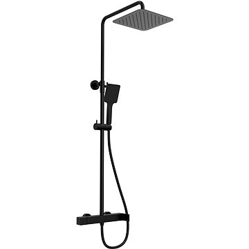 

SAPHO CUBEMIX sprchový sloup s pákovou baterií, černá mat CM139B