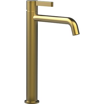 

SAPHO ICONIC stojánková umyvadlová baterie vysoká, bez výpusti, zlato mat AF006GB