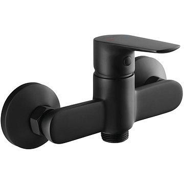 

AQUALINE LOTTA nástěnná dřezová baterie 3/4", bez ramínka, černá mat LT641B