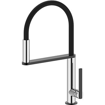 

SAPHO NIMOA stojánková dřezová baterie se sprškou, chrom/gun metal MA640GM