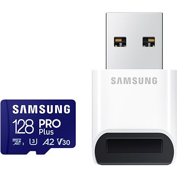 

Samsung MicroSDXC 128GB PRO Plus + USB adaptér (2023)