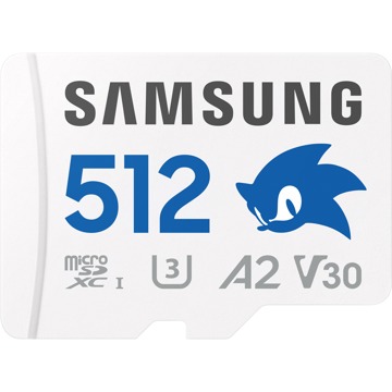 

Samsung MicroSDXC 512GB PRO Plus Sonic the Hedgedog + SD adaptér