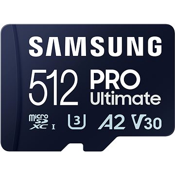 

Samsung MicroSDXC 512GB PRO Ultimate + SD adaptér