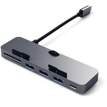 

Satechi Aluminum Type-C CLAMP PRO Hub (3x USB 3.0,MicroSD) - Space Gray
