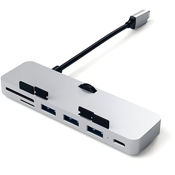 

Satechi Aluminum Type-C CLAMP PRO Hub (3x USB 3.0,MicroSD) - Silver