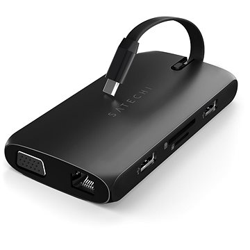 

Satechi USB-C On-the-go Multiport adapter - Black